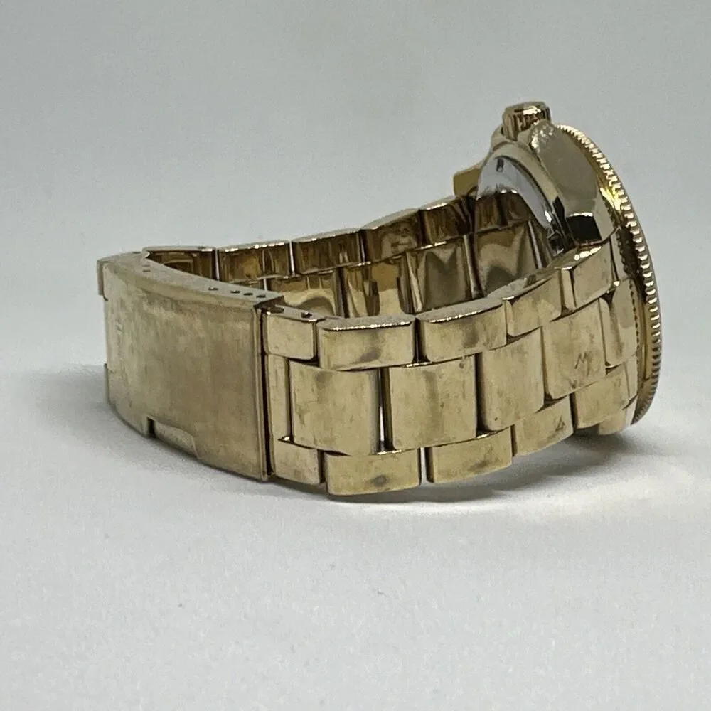 Fossil Cecile AM4482 Womens Gold Stainless Steel Analog Dial Quartz Watch HME419